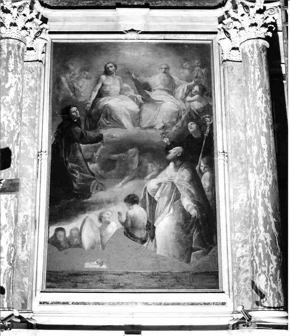 I Santi Agostino e Monica in contemplazione della Trinità - Savona